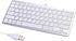 2021 Upgraded PC Computer Laptop Mini USB Wired Keyboard for Mac and Windows 78 Scissor keys Small Super Thin Compact Multimedia Keyboard (Silver)...