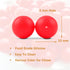 15mm Silicone Beads Bulk 100pcs Red Crafts Beads for DIY Bracelets Keychain Necklace Making Supplies, Bead Assortments & Bead Kit...