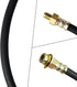 Premium 18-Inch Rubber Brake Hose - Flexible Brake Line, 3/8"-24 External Thread to 3/8"-24 Internal Thread, High Strength and Easy to Install Bra...
