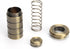 Floor Hole Dust-Proof Cover, Door Bolt Accessories, Safety Sliding Lock Inserts, Spring All Copper Dust-Proof Cover Hardware Cylinder Bolt 2 Pcs...