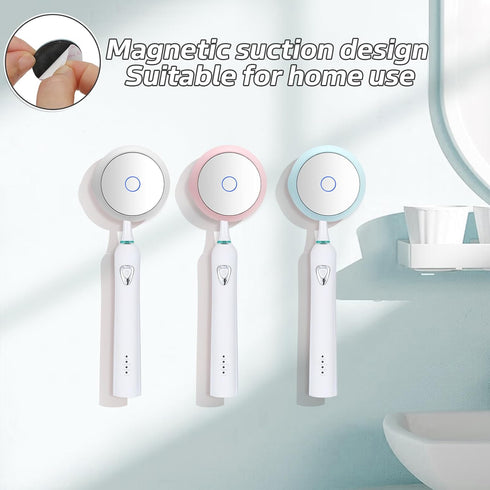 YourMate Toothbrush Sanitizer Covers Rechargeable Travel Toothbrush Case with Magnetic Holder for Houshold and Traveling White...
