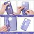 2 PCS Silicone Phone Strap Cell Phone Grip Loop Elastic Stretching Band Hand Finger Holder Secure Slim Universal for Galaxy & iPhone Case Most Sma...