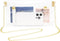 Women's Clear Crossbody Bag Transparent Shoulder Clutch Handbag with Chain...