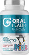 Childrens Oral Probiotics – Oral Care Probiotic for Kids Cavity Prevention & Bad Breath Treatment Supplement w/BLIS K12 M18 Mouth & Gum Health Den...