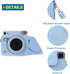 Rieibi Square SQ1 Case, Protective Case for Fujifilm Instax Square SQ1 Instant Camera, PU Leather Compact Cover with Adjustable Shoulder Strap...