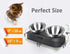 Stainless Steel Cat Food Bowl, 15-Angle, Ergonomic Design Reduces Vomiting...