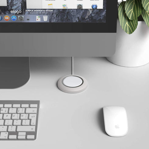 elago Charging Pad Compatible with MagSafe Charger, Compatible with iPhone 15, 14, 13, 12 Models, AirPods Pro & AirPods 3 - Magnetic Charger Holde...