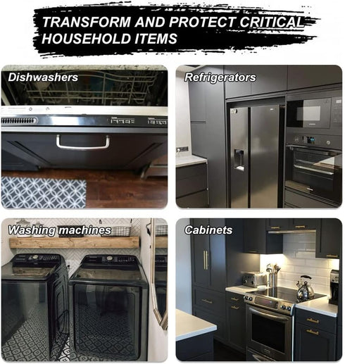 Black Appliance Touch Up Paint, Appliance Paint - High Gloss Paint Touch Up for Refrigerators, Washers, Dryers, Dishwashers, Micro-wave oven and O...