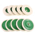 Keadic 10 - Piece 100mm Wool Felt Disc Polishing Buffing Wheel Pad Bore Dia...