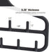 ELONG HOME Belt Hanger, Tie Rack for Closet, Sturdy Belt Organizer with 360 Degree Swivel, 11 Large Sturdy Belt Hooks, Non Slip Rubberized Belt Ra...