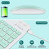 Bluetooth Keyboard and Mouse Combo Ultra-Slim Portable Rechargeable Compact Wireless Mouse Keyboard Set for Pad/iPad Pro/iPad Mini/iPad Air Mac OS...