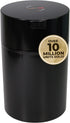 1LB Patented Airtight Multi-use Vacuum Works as Smell Proof Ground Coffee Bean Containers. Black Cap and Body, 1.85-Liter/1.6-Quart...