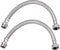 uxcell Faucet Supply Line Connector G1/2 Female x G1/2 Male 16 Inch Length 304 Stainless Steel Hose 2Pcs...