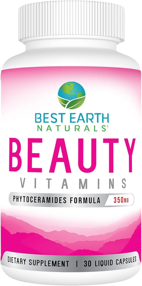Beauty Vitamins Phytoceramide Pills - Skin Hydrating Support Supplement with Alpha Lipoic Acid and More to Help Promote Hydrated Skin - 30 Count...