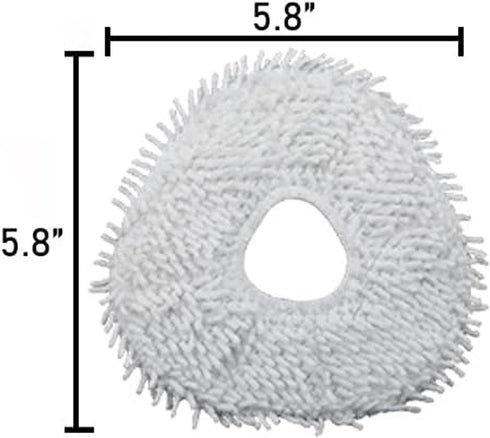 Replacement Parts - Replenishment Kit Compatible with Narwal T10 Robtic Vacuum Cleaner Robot, Microfiber Mop Pads, 60 Detergent Sheets (62, White)...