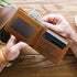 Kenon Personalized Leather Wallet To My Man, Engraved RFID Blocking Bifold Stylish Brown Wallet For Man Valentine's Day Birthday Christmas Gifts...