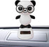 Black and White Solar Dancing Panda Bear Tiger - Shaking Dancing, Car Dashboard Ornament, Dancing Animal Figurine for Car Interior Home Desk Decor...