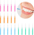 20 Pcs Braces Brush for Cleaner Interdental Brush Dental Oral Hygiene Flosser Toothpick Tooth Soft Bendable Flossing Head Cleaning Tool...