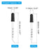 PATIKIL Eye Dropper, 12Pcs 1ml Glass Graduated Bent and Straight Tip Pipette Measured Dropper with Rubber Cap for Essential Oils, Lab Experiments,...