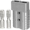 1 Set 350 Amp 600 Volt 2/0 AWG Battery Power Connector (2/0AWG Contact?Gray Housing) (Gray)...