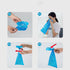 25 Pack Barf Bags Disposable, Puke Bags, 1000ml High Density Vomit Bags, Perfect for Morning Sickness, Kids, Pregnant Women, Taxis Drivers,Sea, Ca...