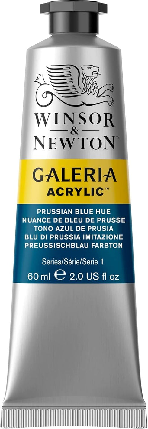Winsor & Newton Galeria Acrylic Color, 60ml (2-oz) Tube, Prussian Blue Hue...