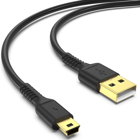3ft Mini USB Cable, Standard USB 2.0 to Mini B Male Charger Cord Durable USB Mini to USB Charging Cable Compatible with PS3 Controller, MP3 Player...