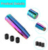 Weighted Manual Shift Knobs Multicolor, 5 Inch with 3 Threaded Adapters M8 M10 M12 x 1.25, Metal Gear Stick Shift Knob Aluminum Alloy, Universal C...