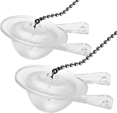 3-Inch Toilet Flappers Replacement Kit for Gerber 99-827, 3 Inch Toilet Flush Valve with Stainless Chain and Hook, High Performance Silicone Toile...