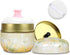 Body Powder Puff and Container, 3.15" Portable Empty Body Powder Container for Baby Women's Loose Dusting Powder, Powder Case Box with Lids for Ba...