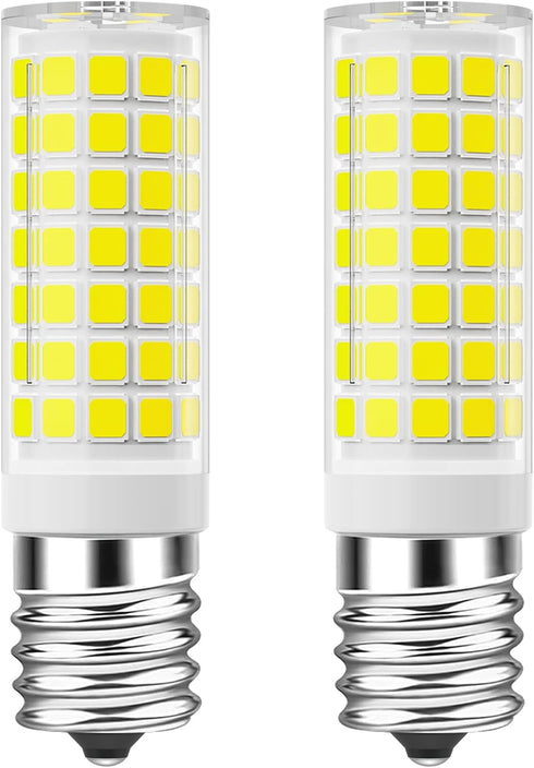 TAIYALOO E17 LED Bulb Dimmable, 7W Microwave Oven Bulb, Daylight White 6000K, 60W Halogen Bulb Replacement for Microwave, Over Stove Appliance, Ra...
