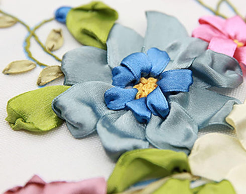 Gogobear Ribbon Embroidery Flowers Kit for Beginners Adults Handmade DIY Wall Decor 3D Hanging Pictures......