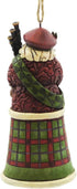 Jim Shore Heartwood Creek Scottish Santa Stone Resin Hanging Ornament, 4.75”, Christmas...
