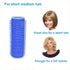 12PCS Roller Hair Curlers For Medium Short Hair,Heatless Roller Hair Curler For Bangs,Create Natural Curly Hairstyle bule (Light-blue)...