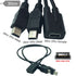 chenyang Mini USB Female 1 to 2 Mini USB Male Splitter Extension Charge Cable...