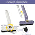 Detail Cleaning Brush Hard Bristle Crevice Cleaning Brush: Rotating Crevice Cleaning Brush, Bristled Crevice Cleaning Brush, Crevice Brush for Cle...