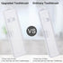Toothbrush Case 2 Packs, Transparent Toothbrush Travel Case, Plastic Toothbrush Holder Travel Size, 7.87 x 2.36x 1.18 inches Portable Toothbrush C...