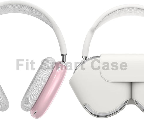 Case Cover for AirPods Max Headphones, Clear Soft TPU Earcup Cover for AirPods Max, Anti-Scratch Transparent Accessories Skin Protector for Apple ...