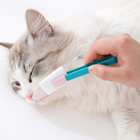 Cat Eye Cleaning Brush Portable Cat Eye Brush Cat Eye Comb Dog Eye Comb Tear Stain Removal Brush Dog Tear Stain Comb Dog Comb Dog Eye Grooming Bru...