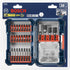 BOSCH SDMS24 24-Piece Assorted Impact Tough Screwdriving Custom Case System Set for Screwdriving Applications...