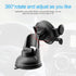 Car Phone Mount, 360°Adjustable Car Phone Holder with Enhanced Suction Cup for Dashboard Windshield, Compatible with iPhone 11/11 Pro/Pro Max/12/1...