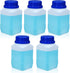 8.45oz Plastic Lab Chemical Reagent Bottles, Square Sample Storage Container, Plastic Chemical Container Bottle with Anti-theft Cap, Wide Mouth Sa...