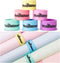 TECKWRAP Vinyl Roll Holder Craft Vinyl Storage Organizer - Silicone Slap Bracelets For Kids 6 Pcs/Set Slap Bands Wristband for School Party Home D...