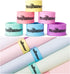 TECKWRAP Vinyl Roll Holder Craft Vinyl Storage Organizer - Silicone Slap Bracelets For Kids 6 Pcs/Set Slap Bands Wristband for School Party Home D...