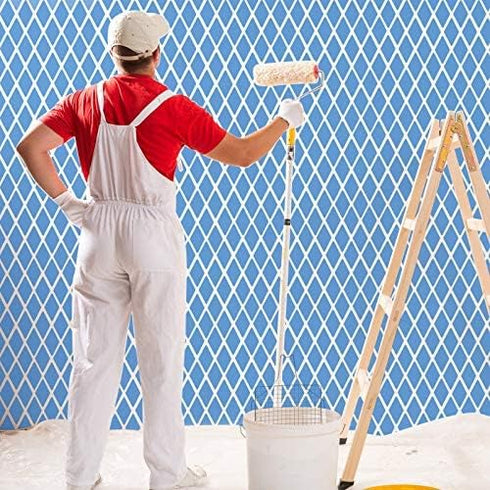 12 Sets Geometric Honeycomb Stencils Painting Art Templates Stencils for Scrapbooking Drawing Tracing DIY Furniture Wall Floor Decor (6 x 6 Inch)...