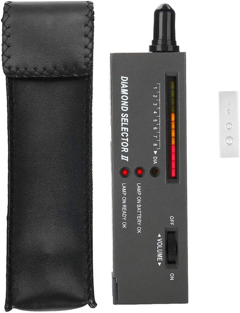 EIMSOAH Portable LED Audio Diamond Tester Jewelry Gemstone Selector Precision Tool with Easy Calibration, Led Light and Audio Indication, Small Te...