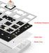 YIMAGUJRX RUNJRX Keyboard Poron Switch Pads, YM40-Sponge Sound Dampening Foam,Eva Keyboard PCB Modular Foam, Keyboard foam kit for Mechanical Gami...