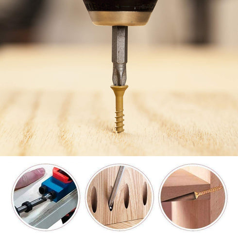 15Pcs Pocket Hole Jig, 15 Degree Dowel Drill Joinery Kit Hole Screw Jig with 6/8/10mm Drive Adapter for Woodworking Angle Drilling Holes, Angle Ca...