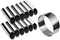 DS. DISTINCTIVE STYLE Cannoli Tubes Kit 12 Pieces Stainless Steel Canolli Shell Molds with Cake Ring Mold DIY Canoli Forms for Baking...