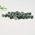 NCB 200PCS 8mm Natural Green Moss Agate Gemstone Round Spacer Loose Beads for Jewelry Making with Crystal Stretch Cord (Green Moss Agate, 8mm 200B...